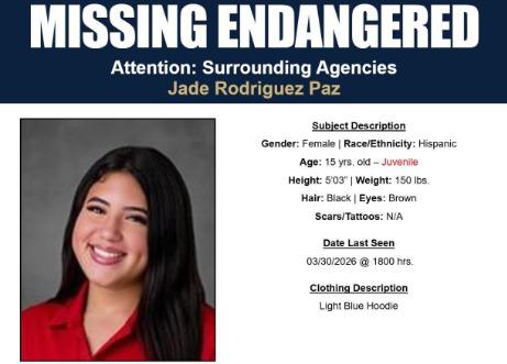 Quinceañera hondureña desaparece en Florida; familiares piden ayuda