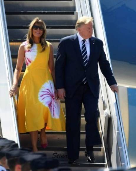 Este fin de semana se celebra en Biarritz la cumbre del G7, una reunión entre líderes mundiales de Alemania, Canadá, Francia, Italia, Japón, Reino Unido y Estados Unidos.<br/><br/>Donald y Melania Trump arribaron a Francia esta mañana del 24 de agosto.<br/>