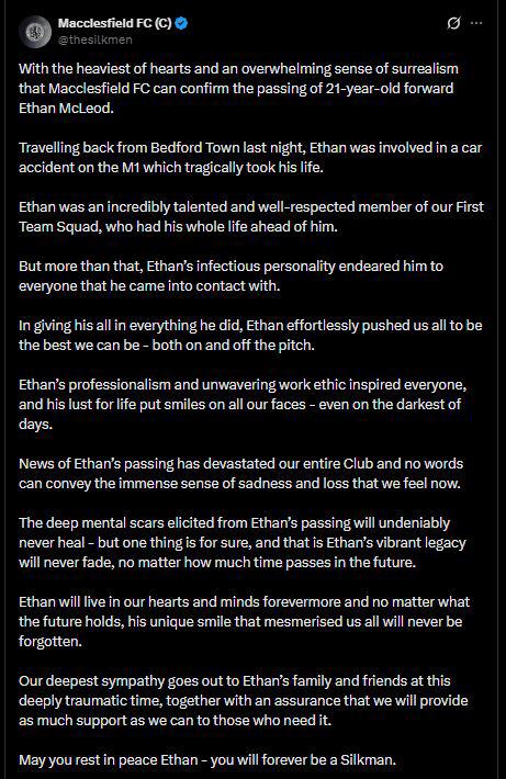 Conmoción: Futbolista regresaba de un partido y falleció en terrible accidente