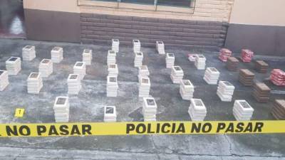 La droga fue incautada en el oriental departamento de La Unión