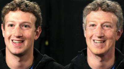 Este no es Mark Zuckerberg junto a su papá sino su imagen envejecida con Faceapp.