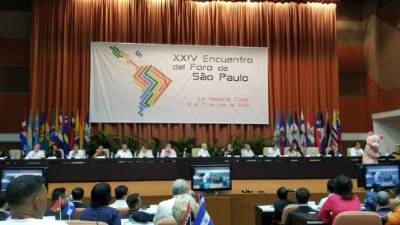 El Foro de Sao Paulo fue concebido como un espacio de concertación política. Foto.Twitter