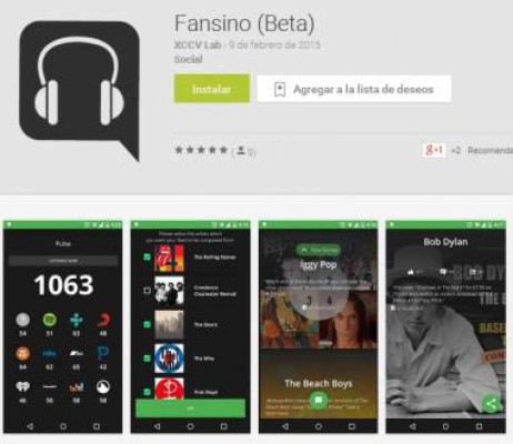 'Fansino”, la mejor aplicación musical