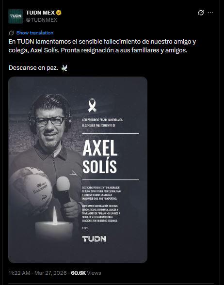 Conmoción: Muere reconocido periodista y revelan la causa; estuvo en Televisa