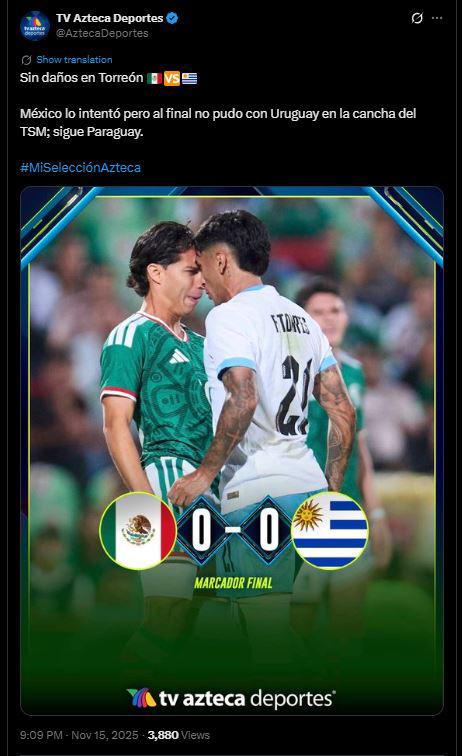 Faitelson no perdona y esto dicen por lo que hizo México vs Uruguay