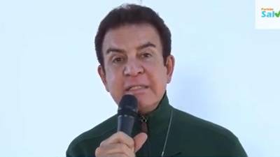 El líder del Partido Salvador de Honduras (PSH), Salvador Nasralla.