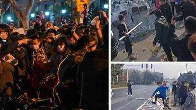 Cientos de personas se manifestaron el domingo en Pekín, Shanghái y en otras ciudades de <b>China</b>, donde la indignación crece contra la política draconiana de “cero covid” impuesta por las autoridades desde hace casi tres años.
