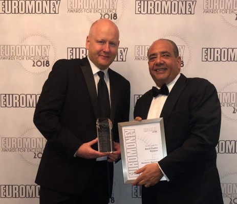 Ficohsa recibe el premio 'Mejor Banco en Honduras” de la revista Euromoney