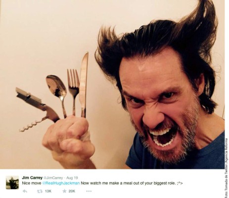 Guerra de imitaciones entre Jim Carrey y Hugh Jackman