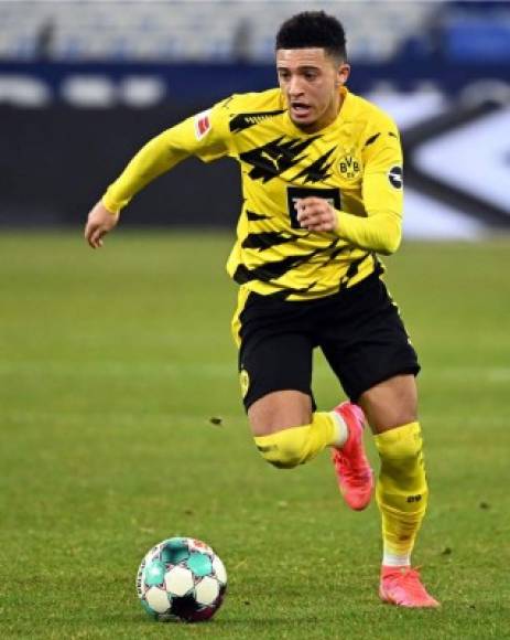 4. Jadon Sancho - El centrocampista inglés (20 años) del Borussia Dortmund cuenta con un valor de 118 millones de euros.