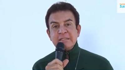 El líder del Partido Salvador de Honduras (PSH), Salvador Nasralla.
