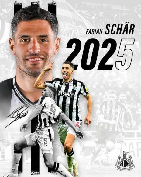 Oficial. El defensor suizo, Fabian Schär, amplió su contrato con el Newcastle hasta 2025.