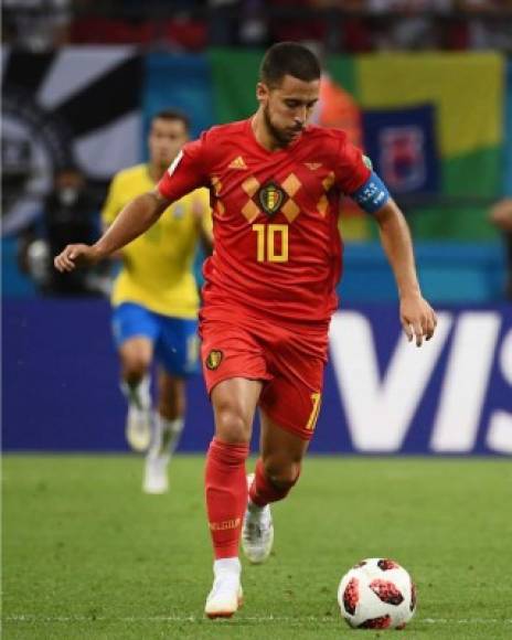 Eden Hazard, capitán de Bélgica, ha llegado hasta las semifinales del Mundial de Rusia 2018 con su selección.