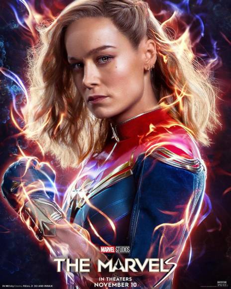 La cinta llega el 9 de noviembre a los cines hondureños, con Brie Larson como Capitana Marvel, Teyonah Parris como Mónica Rambeau e Iman Vellani como Ms. Marvel