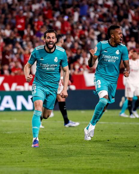 Nacho Fernández le dio el empate transitorio 2-2 al Real Madrid y su felicidad se podía notar.