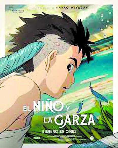 “EL NIÑO Y LA GARZA”DÓNDE VERLA? Netflix1 NOMINACIÓN: Mejor cinta animada. Un joven llamado Mahito, que añora a su madre, se aventura en un mundo compartido por los vivos y los muertos. Allí, la muerte llega a su fin y la vida encuentra un nuevo comienzo. Una fantasía semiautobiográfica sobre la vida, la muerte y la creación, en homenaje a la amistad, de la mente de Hayao Miyazaki.