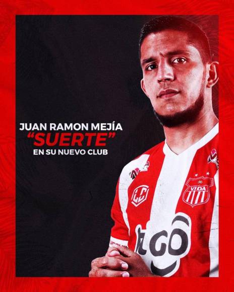 El delantero Juan Ramón Mejía, de 34 años, es otra de las bajas del Vida de La Cieba para el Torneo Apertura 2023.
