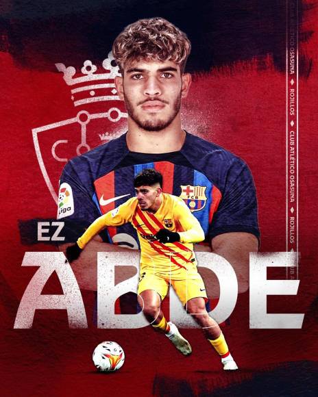 Otro anuncio oficial del Barcelona. El club azulgrana publicó la renovación de Abde Ezzalzouli, delantero marroquí nacionalizado español, hasta 2026 y lo cedió por una temporada al Osasuna, que confirmó su llegada.