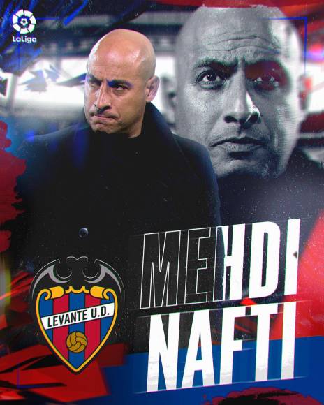El Levante anunció a Mehdi Nafti como entrenador del primer equipo. Llega procedente del Leganés.