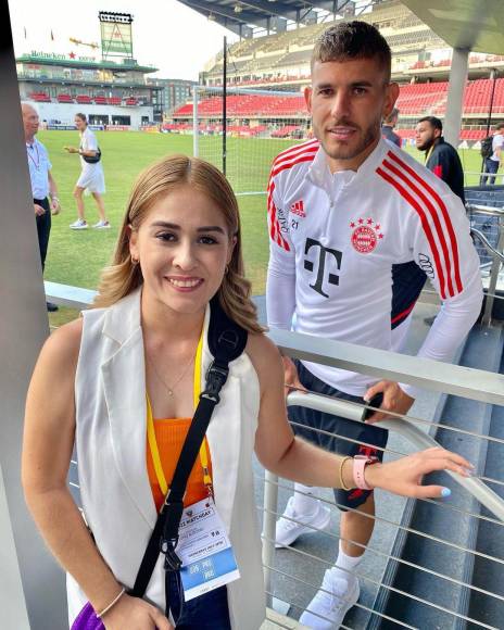 Lucas Fernández tambien empezó el partido como suplente, pero tuvo oportunidad de participar en el segundo tiempo.