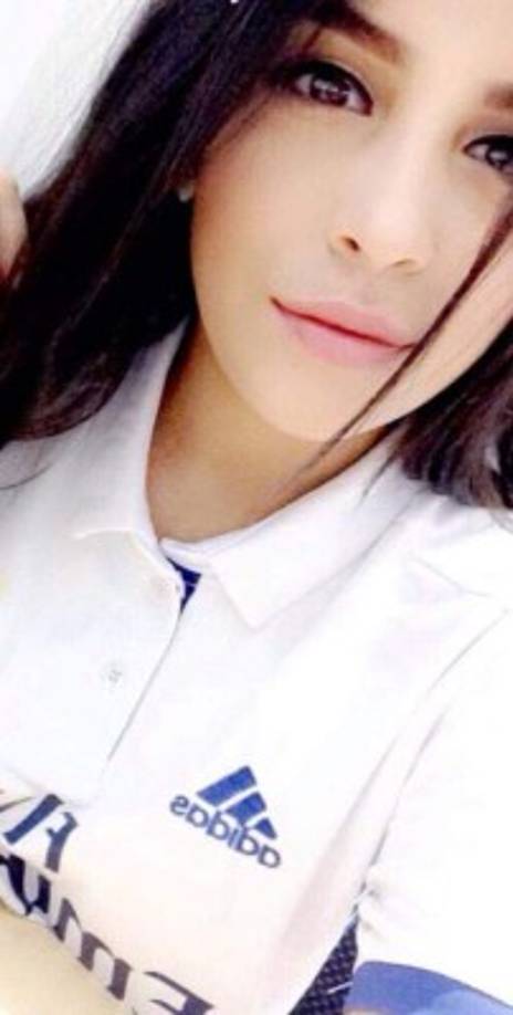 Karen Gisell: La chica sampedrana es seguidora del Real Madrid.
