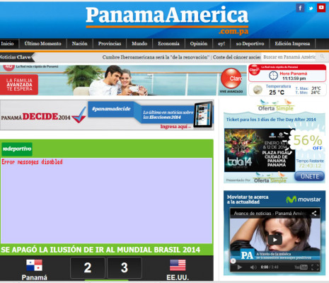 Prensa panameña: 'Se apagó la ilusión de ir al Mundial'