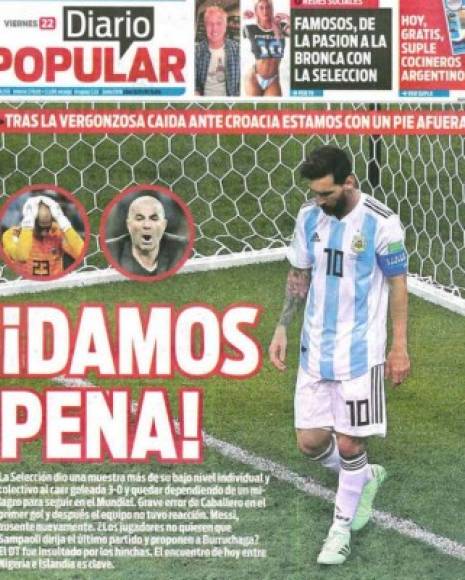Diario Popular de Argentina.