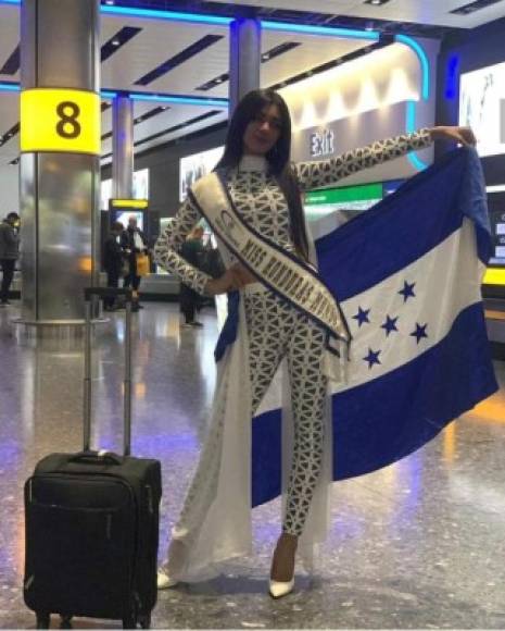 Grisell Romero, quien se coronó como Miss Honduras Mundo 2019 el pasado 12 de octrubre, ha lucido muy elegante y bella en sus fotos.
