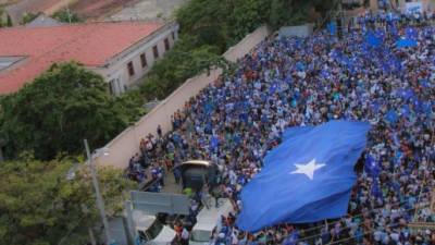 En Tegucigalpa se realizó una caravana.