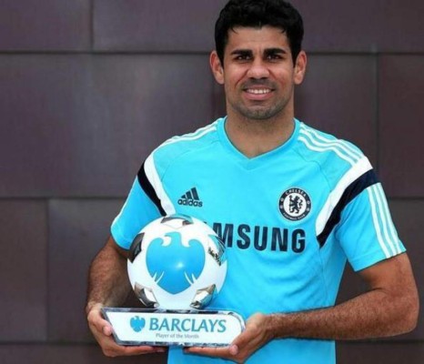 Diego Costa, delantero del mes en la Premier