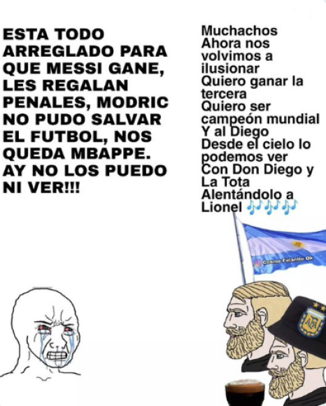Burlas: Memes destrozan a madridistas por triunfo de Argentina