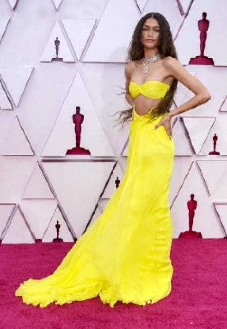 LOS ANGELES, CALIFORNIA  APRIL 25: Zendaya attends the 93rd Annual Academy Awards at Union Station on April 25, 2021 in Los Angeles, California. Chris Pizzello-Pool/Getty Images/AFP (Photo by POOL / GETTY IMAGES NORTH AMERICA / Getty Images via AFP)