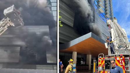 El incendio en un lujoso centro comercial de Miami fue controlado por decenas de bomberos que respondieron rápidamente al llamado de emergencia, informaron esta tarde medios locales.