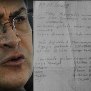 El contenido de las narcolibretas de Magdaleno Meza sirvió para la condena de Tony Hernández, hermano de Juan Orlando Hernández