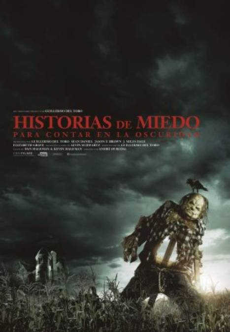 'Historias de miedo para contar en la oscuridad'. Un grupo de adolescentes debe resolver el misterio que rodea a una serie de repentinas y macabras muertes que suceden en su pueblo. Fecha de estreno: 9 de agosto de 2019.<br/><br/><br/><br/>