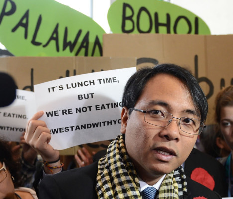 Delegado filipino anuncia huelga de hambre