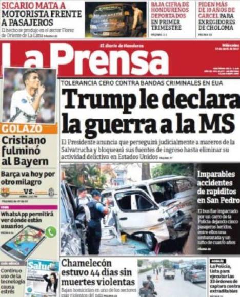 Diario La Prensa de Honduras .