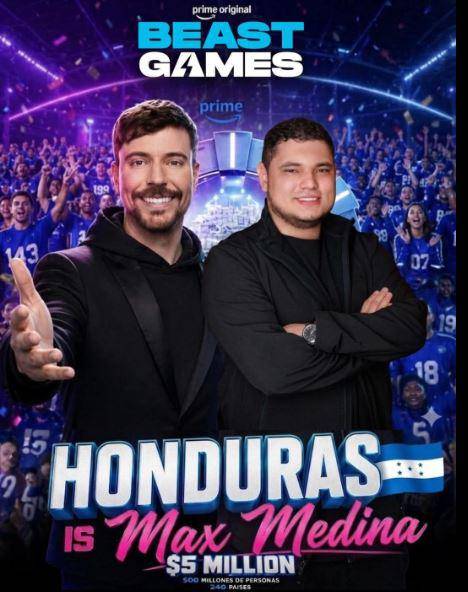Max Medina pone en alto el nombre de Honduras en uno de los programas más vistos del planeta
