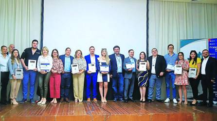 Ayer en la CCIC fue la clausura de la segunda edición del programa Franquiciando Honduras, logrando ocho empresas dar el gran salto a la expansión. Foto y video: Franklin Muñoz.