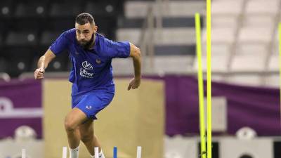 Karim Benzema se lesionó el sábado y se pierde el Mundial.