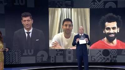 Robert Lewandowski superó a Messi y Mohamed Salah en los premios The Best.