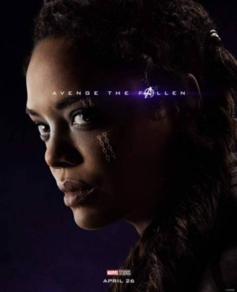 Póster individual de Valquiria en Avengers: Endgame.