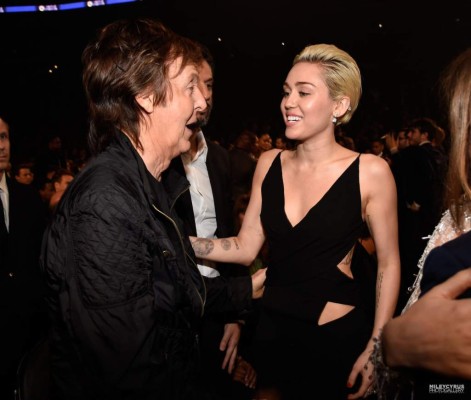 Miley Cyrus incomoda a Paul McCartney