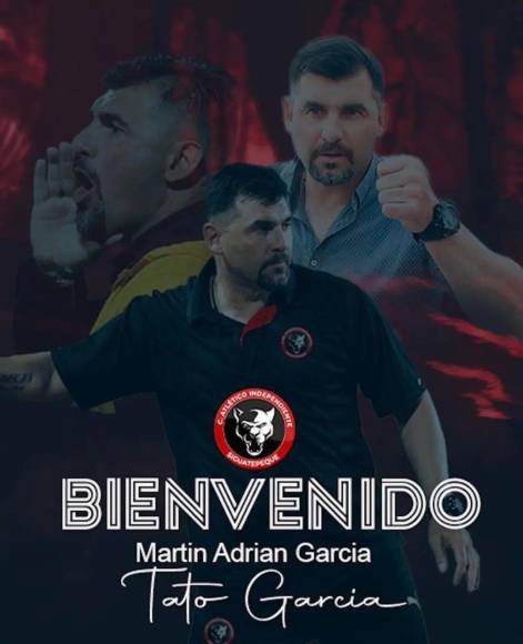 Sorpresa. El Club Atlético Independiente de la Liga de Ascenso anunció al uruguayo Martin “Tato” Garcia como su nuevo director técnico. 
