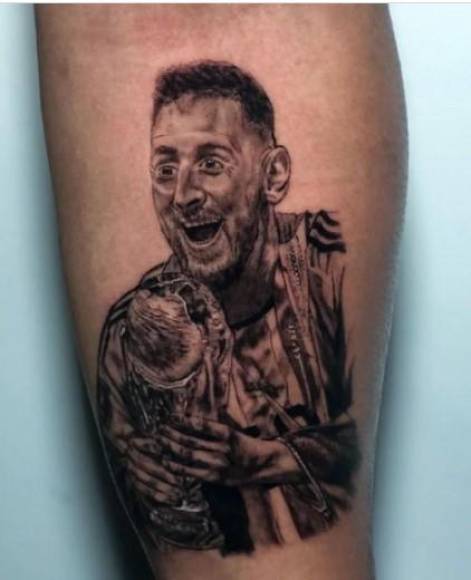 Los tatuajes más chistosos de Messi tras ganar el Mundial
