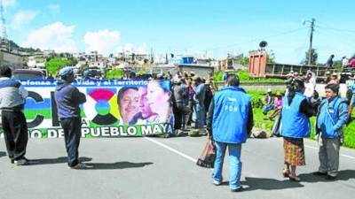 Sindicalistas paralizaron la capital guatemalteca.