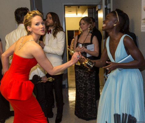 Las fotos del detrás de cámara de los Oscar 2014