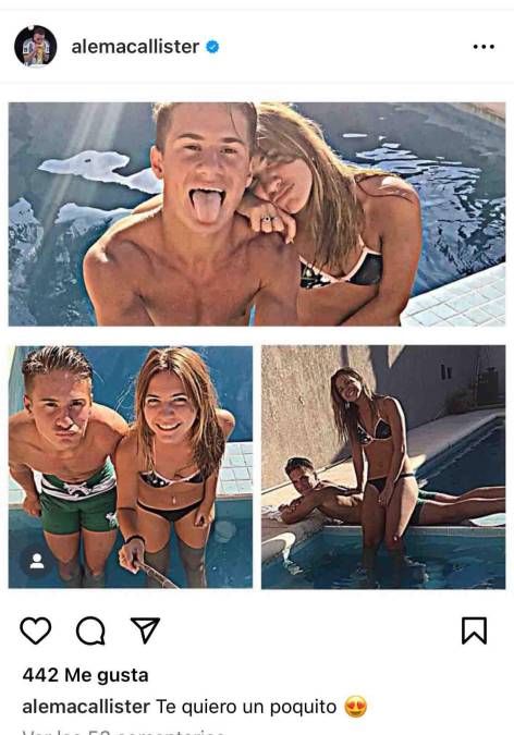 Cova, que tiene varias fotos junto al campeón del mundo, es una joven rubia a <b>la que muchos compararon con Wanda Nara en Twitter.</b>