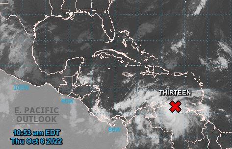 Cenaos prevé que ciclón tropical ingresará el lunes a Honduras