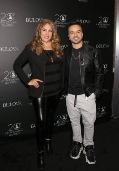 Lizza Monet Morales y Luis Fonsi.